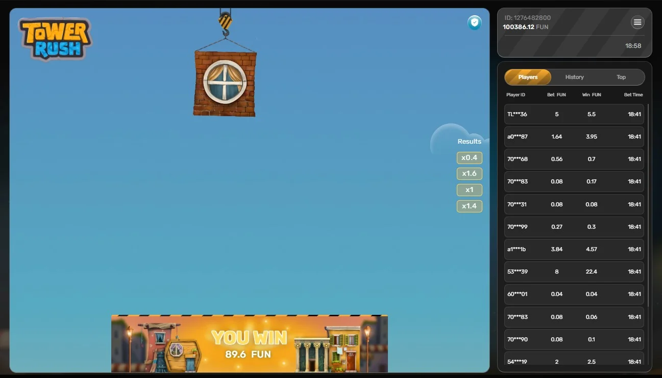 Tower Rush Mittlerer Bereich